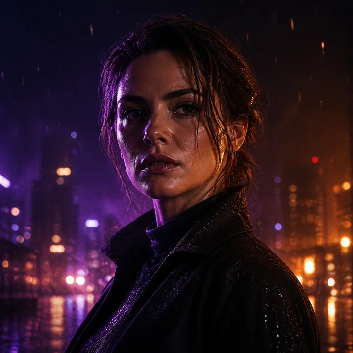 Cinematic portrait